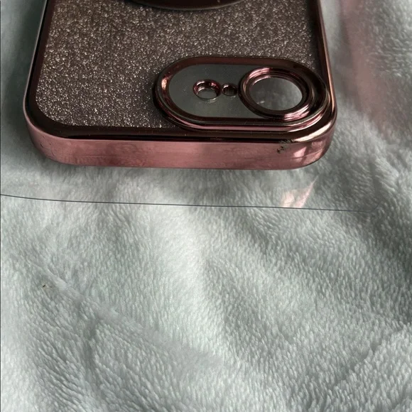 Glittery Rose Gold Phone Case - Picture 6 of 8